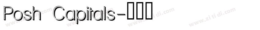 Posh Capitals字体转换